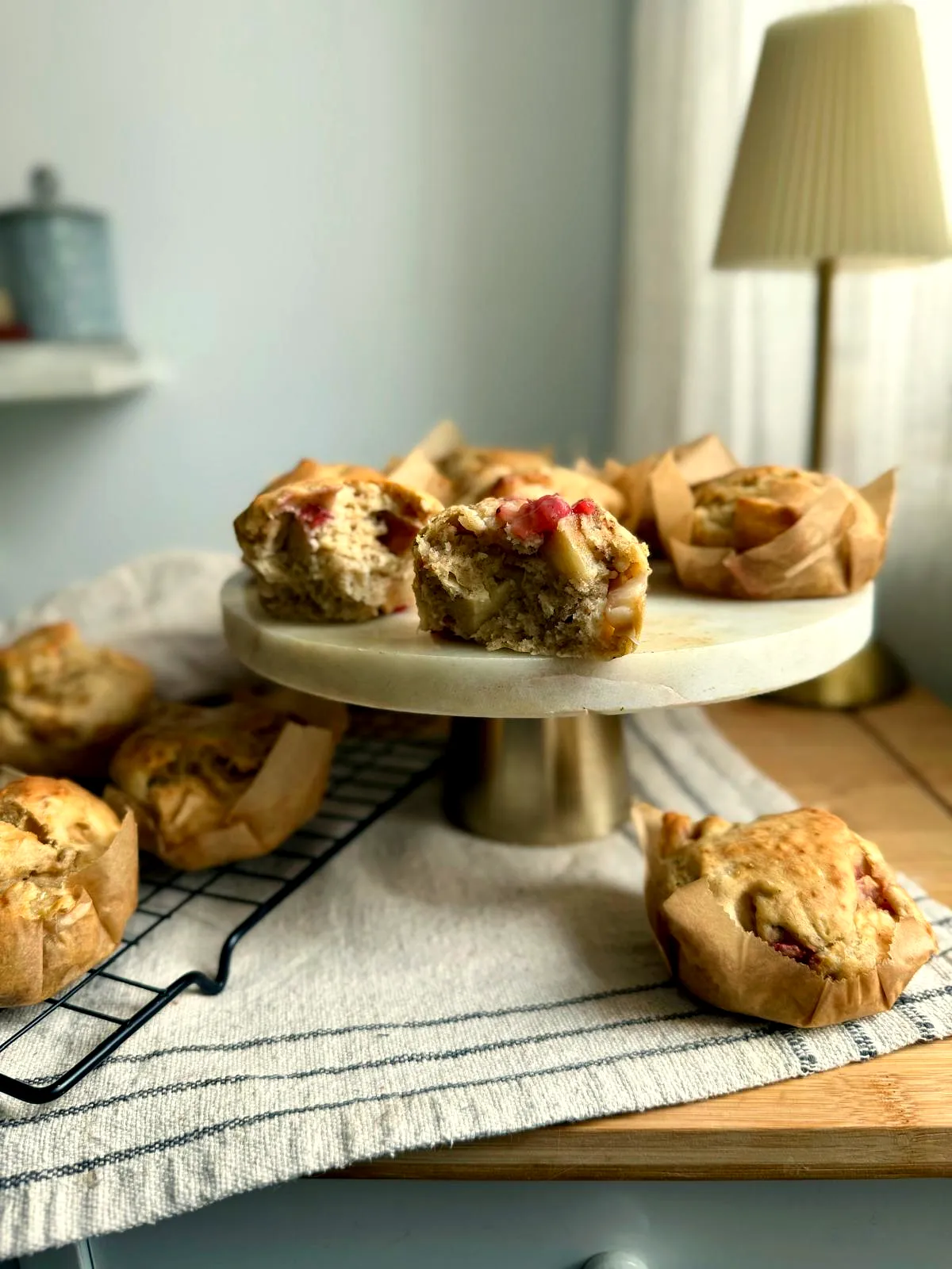 Banana, Strawberry & Apple Muffins – Sugar-free, fluffy, and naturally sweet