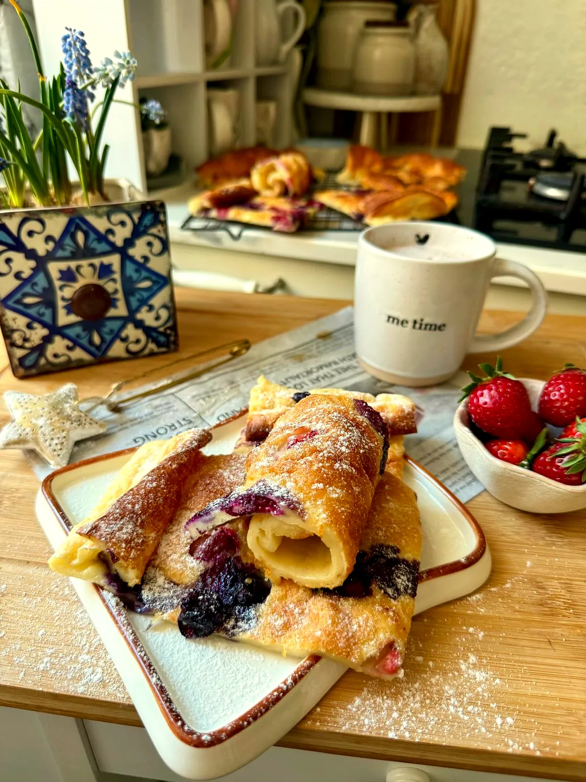 Clătită la Tavă cu Vanilie – Desertul Ideal pentru Pachețel